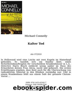 Kalter Tod by Michael Connelly