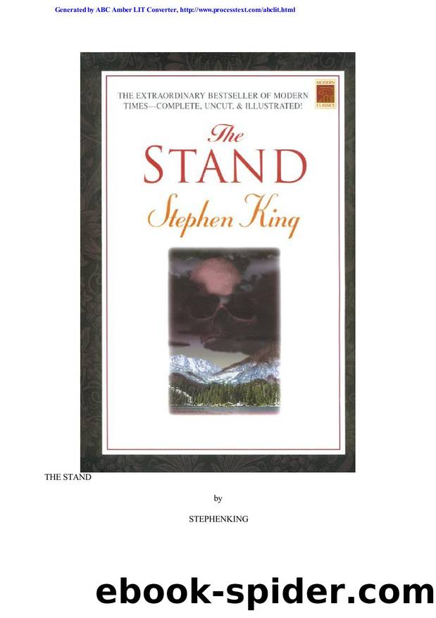 King, Stephen by The Stand (Uncut; Illustrated)