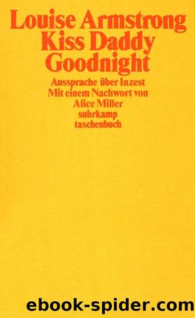 Kiss Daddy Goodnight - Aussprache über Inzest by Armstrong Louise