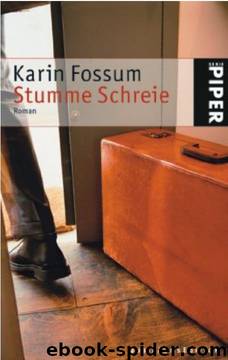 Konrad Sejer 05 - Stumme Schreie by Fossum Karin