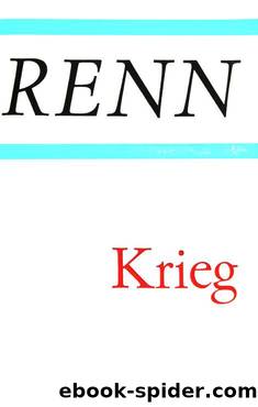 Krieg by Ludwig Renn