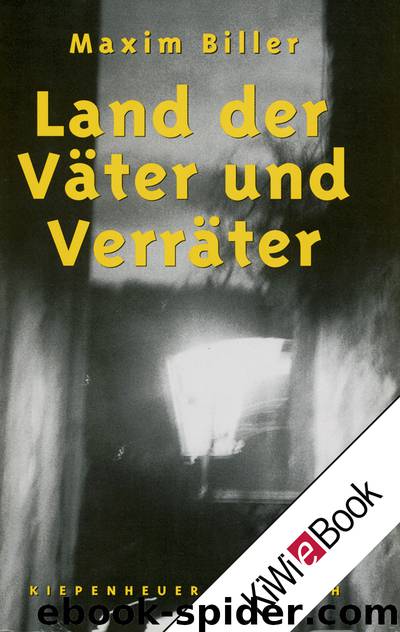 Land der Väter und Verräter by Biller Maxim