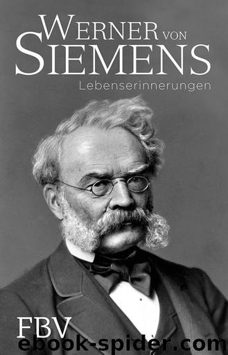 Lebenserinnerung by Siemens Werner von