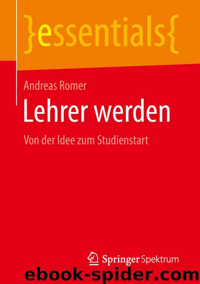 Lehrer werden by Andreas Romer