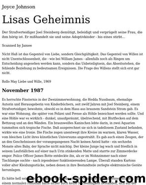 Lisas Geheimnis by Joyce Johnson