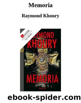 Memoria by Raymond Khoury