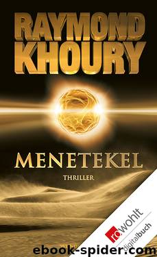 Menetekel by Raymond Khoury