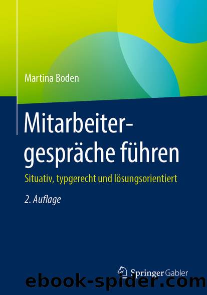 Mitarbeitergespräche führen by Martina Boden