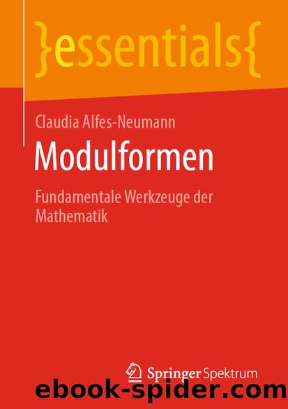 Modulformen by Claudia Alfes-Neumann