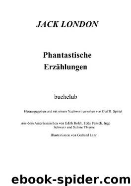 Phantastische Erzählungen by Jack London