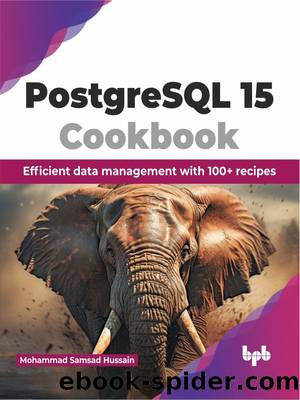 PostgreSQL 15 Cookbook by Mohammad Samsad Hussain