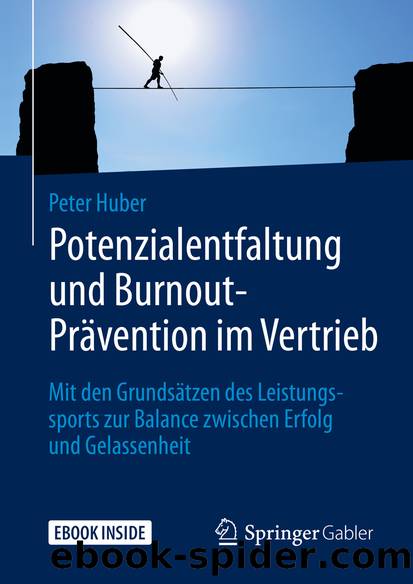 Potenzialentfaltung und Burnout-Prävention im Vertrieb by Peter Huber