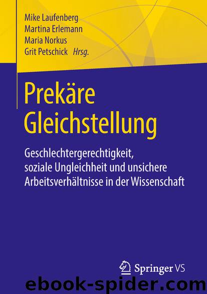 Prekäre Gleichstellung by Mike Laufenberg Martina Erlemann Maria Norkus & Grit Petschick