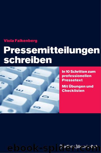 Pressemitteilungen schreiben by Viola Falkenberg