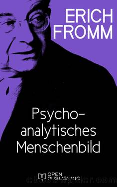 Psychoanalytisches Menschenbild by Erich Fromm