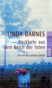 Rückkehr aus dem Reich der Toten by Barnes Linda