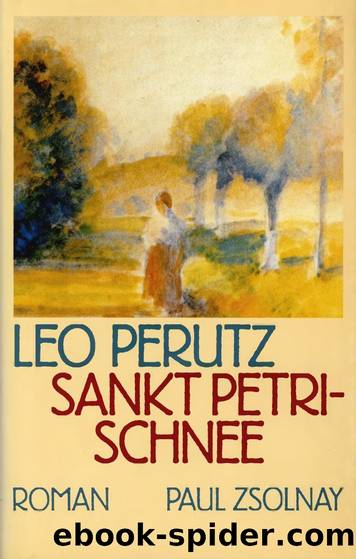 Sankt Petri-Schnee by Leo Perutz