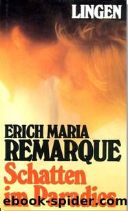 Schatten im Paradies. by Erich Maria Remarque