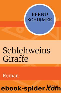 Schlehweins Giraffe. Roman by Bernd Schirmer