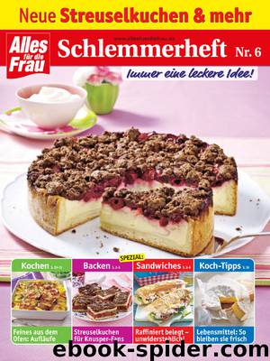 Schlemmerheft Nr. 6 by Alles für die Frau