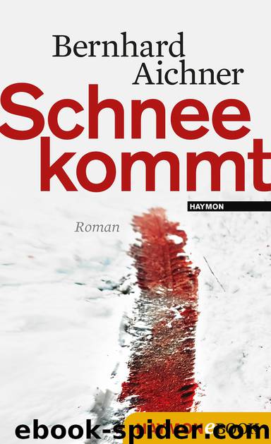 Schnee kommt by Bernhard Aichner