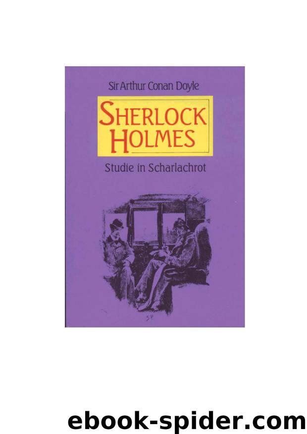 Sherlock Holmes - Studie in Scharlachrot by Sir Arthur Conan Doyle