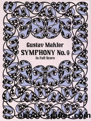 Symphony No. 9 in Full Score by Gustav Mahler