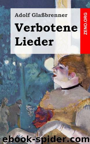 Verbotene Lieder by Adolf Glaßbrenner