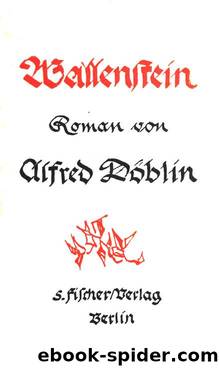 Wallenstein. I. (of 2) by Alfred Döblin