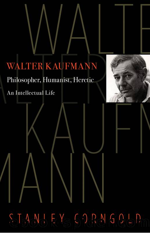 Walter Kaufmann by Corngold Stanley