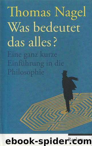 Was bedeutet das alles? by Thomas Nagel