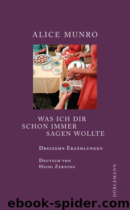 Was ich dir schon immer sagen wollte by Alice Munro