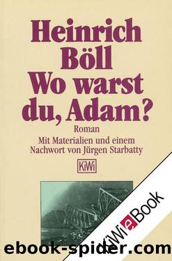 Wo warst du Adam (German Edition) by Heinrich Böll