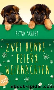 Zwei Hunde feiern Weihnachten by Petra Schier