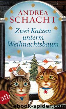 Zwei Katzen unterm Weihnachtsbaum by Andrea Schacht