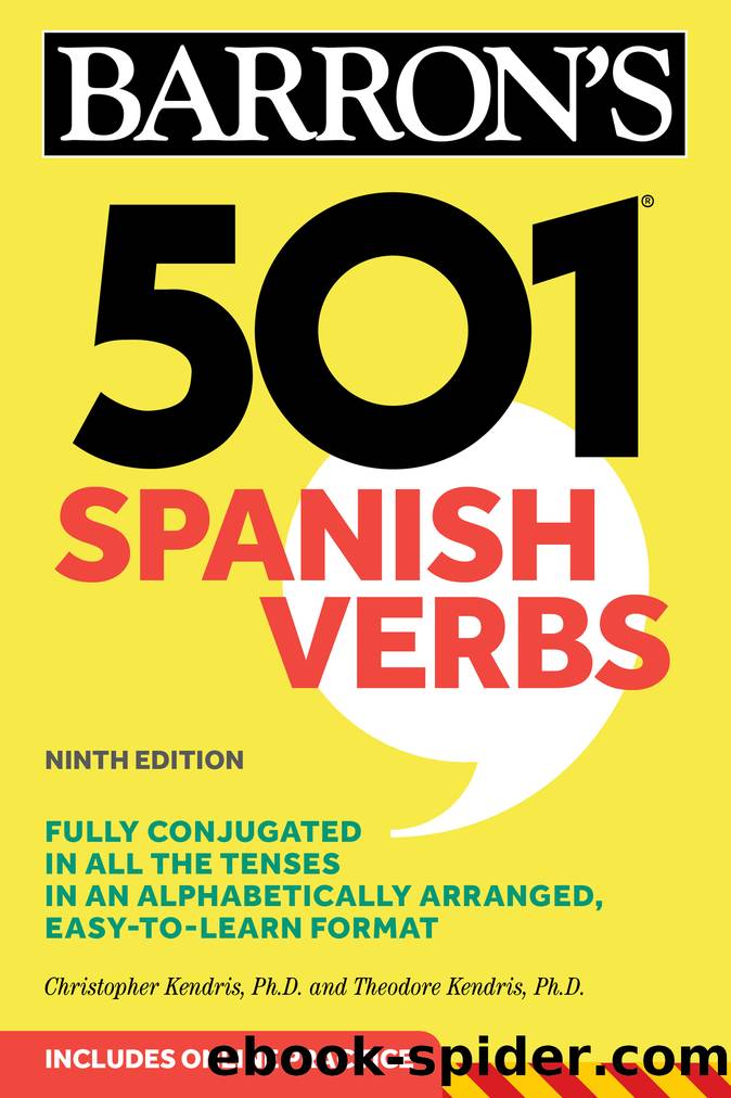 501 Spanish Verbs by Christopher Kendris