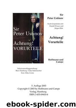 Achtung! Vorurteile by Ustinov Peter
