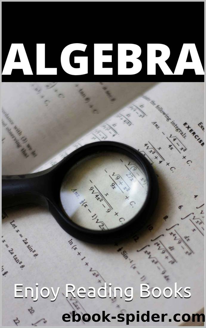 Algebra by Enjoy Reading Books