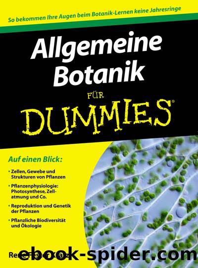 Allgemeine Botanik fÃ¼r Dummies by Kratz Rene Fester