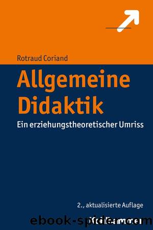 Allgemeine Didaktik by Rotraud Coriand