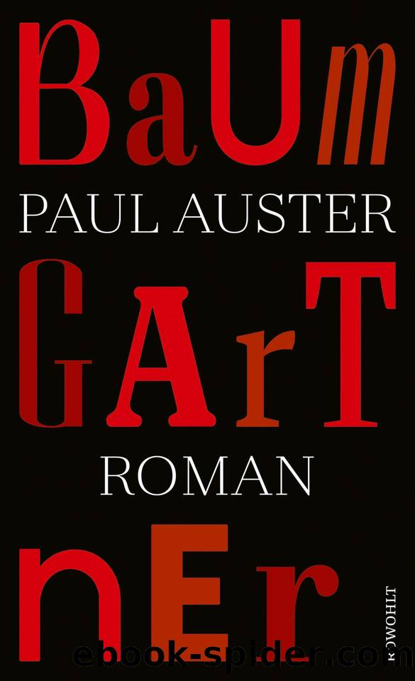 Baumgartner by Auster Paul