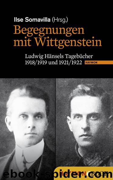 Begegnungen mit Wittgenstein by Somavilla Ilse