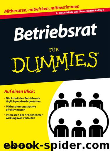 Betriebsrat fuer Dummies by Graf Margarete