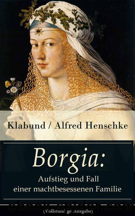 Borgia by Alfred Henschke Klabund