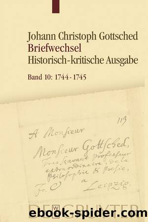 Briefwechsel by Walter de Gruyter