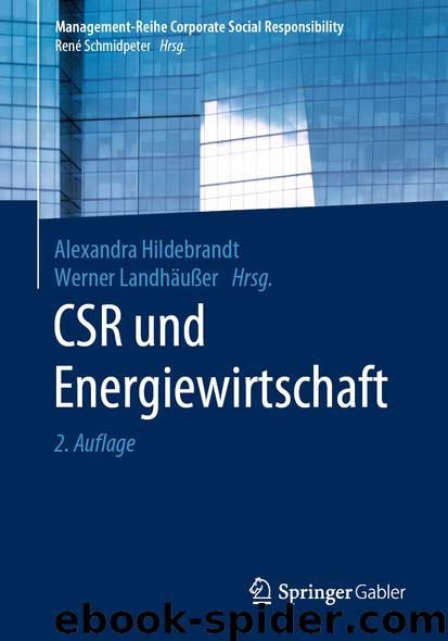 CSR und Energiewirtschaft by Alexandra Hildebrandt & Werner Landhäußer
