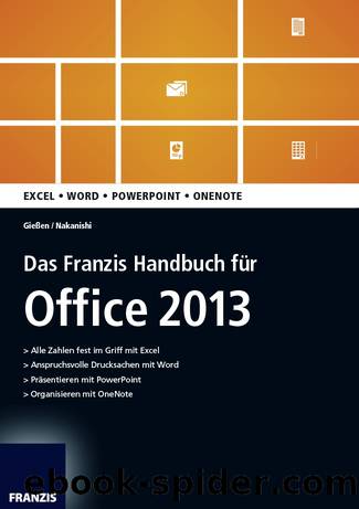 Das Franzis-Handbuch fur Office 2013 by Saskia Giessen