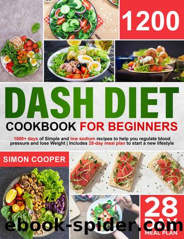 Dash Diet Cookbook by Cooper Simon
