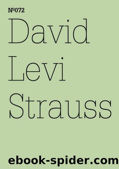 David Levi Strauss by David Levi Strauss