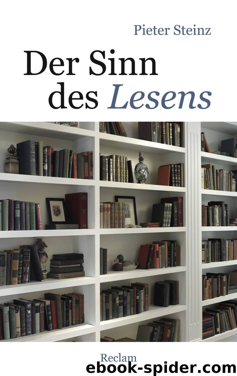 Der Sinn des Lesens by Pieter Steinz